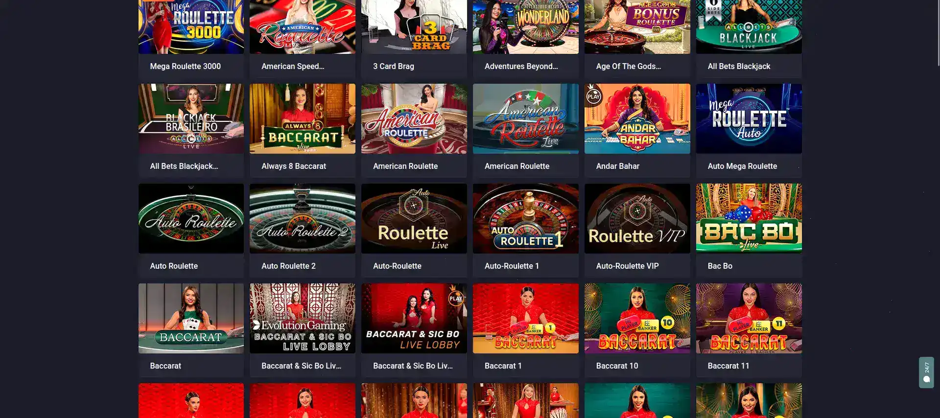 Список игр в Pinco casino на русском
